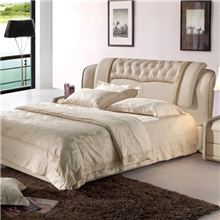 实木橡木床1.8米双人床8201款田园实木床酒店床卧室套房家具