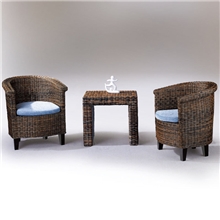 藤家具系列佛山厂家供应藤椅子茶几三件套休闲椅子9034-13