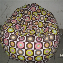 广东佛山顺德个性定做布料印花帆布创意儿童懒人豆袋沙发XH-02