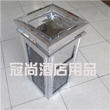 热销中：仿大理石座地烟灰桶仿石垃圾桶四菱角垃圾桶低价