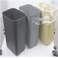 厂家直销方形垃圾桶单层垃圾桶酒店客房垃圾桶塑料阻燃垃圾桶