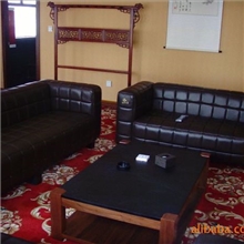 原厂直销头层牛皮茶楼沙发免费测量尺寸设计打样量大从优