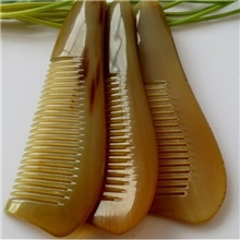 梳子批发16厘米天然牛角梳优质黄牛角梳非洲牛角梳支持订做