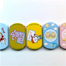 磁性儿童板擦小板擦铁制外壳板擦