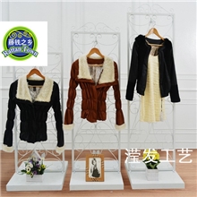 滢发铁艺服装架服装店挂衣架落地货架屏风隔断橱窗展示架
