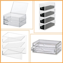 透明亚克力展示盒精致透明有机玻璃小商品包装陈列盒