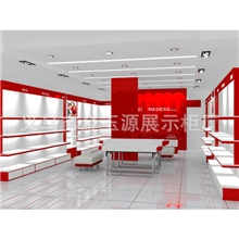 定制展柜烤漆货柜童鞋烤漆柜钛铝合金展示柜样品柜