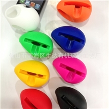 鸡蛋造型硅胶手机支架iphone扩音器苹果4代5代通用型扩音器