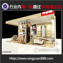 商场鞋店展览柜设计鞋子展示柜台定制高端鞋店展示架制作