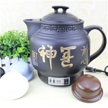 高级陶瓷发热体保健壶5L中药壶中药煲养生壶.煎药壶黑神壶