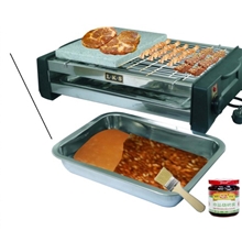 雷克斯D型电热烤炉电烤炉烧烤炉烤肉炉烤肉机烤机烤烤肉器