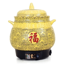 长期供应金隆嘉5L陶瓷药锅家用电炖锅电动耐用煎药壶