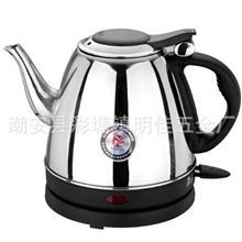 烧水壶厂家批发不锈钢电热水壶快速不锈钢电热水壶1.5L新翻盖