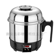 供应正品不锈钢快餐电热杯小电锅小家电批发学生电热杯