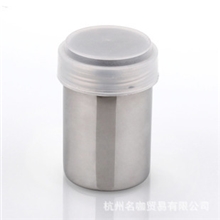 不锈钢撒粉罐网纱调料瓶粉筒慕斯粉罐烧烤撒料筒可可粉撒