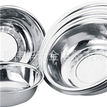 供应优质日用无磁加厚不锈钢面盆（0.7）不锈钢盆子40CM脸盆