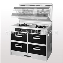 金帝集成灶F1000翻盖黑色集成环保灶集成环保灶十大品牌