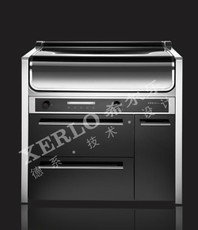 十大品牌希尔乐集成灶翻盖侧吸钢琴式消毒柜集成环保灶