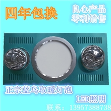 集成吊顶浴霸二灯三合一多功能照明换气取暖厂家直销