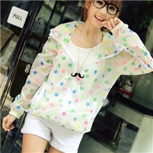 防晒衣长袖透明女装防晒衫服短开衫超薄小外套糖果色防晒服货源