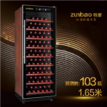 出口品牌尊堡BJ-308B红酒柜压缩机恒温红酒柜103支装触摸屏