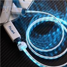厂家直供Power4MicroUSB发光数据线适用安卓手机充电数据同步