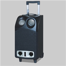 厂供必高Q7电瓶拉杆音箱，私模高级带电瓶音响，USB遥控数字选曲