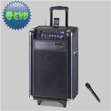 【厂家直批】10寸低音晨运电瓶拉杆箱，内置DVD/IPOD户外音响