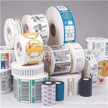厂家供应机器贴标超市卷筒标贴卷筒透明不干胶标贴矿泉水标贴