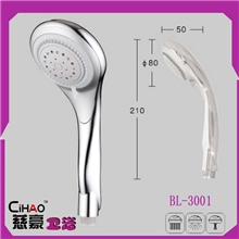 慈溪厂家大量批发优质淋浴小蛇头三档调水手持花洒