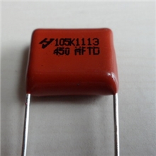 CBB金属薄膜电容CBB105J450VP15MM金属膜电容