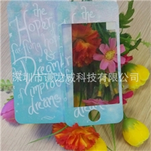 iphone4皮纹卡通贴膜现货供应iphone5皮纹保护膜现货销售