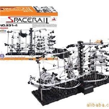 供应益智玩具拼装太空轨道云霄飞车四级