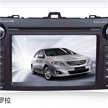 丰田卡罗拉XZ-C703车载专用插碟机GPS导航仪厂家供应