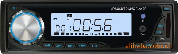 供应车载MP3/MP4播放器caraudio支持USBSDMMC