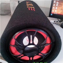 汽车低音炮6寸圆筒12V24V220V三用型汽车音箱低音炮插卡有源炮