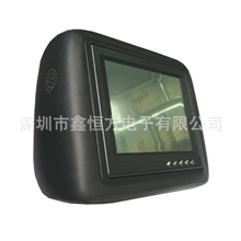供应8寸车载液晶显示器可嵌入安装倒车优先头枕显示器触摸可选