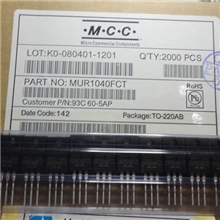 新年份原装正品MCC深圳现货特价供应晶体三极管MUR1040FCT
