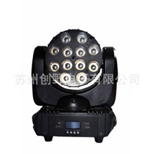 厂家供应12颗LED光束灯大透镜LED光束迷你光束摇头灯