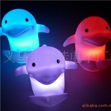 七彩海豚小夜灯/海豚之恋小夜灯/情侣心心相应海豚/情侣海豚