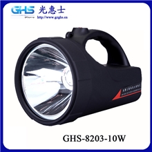 正品保修原厂批发定制黑色10WT6探照灯防水手提灯可混批点击咨询