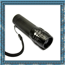 防水LED变焦手电筒伸缩调焦手电聚光手电筒强光手电筒批发