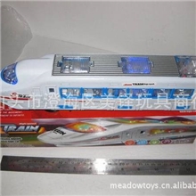 厂价直销电动玩具和谐号高速地铁列车带彩灯音乐万向火车（有3C）