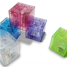 储币迷宫存钱罐透明水晶倒珠储钱罐储蓄罐新奇特PiggyBank