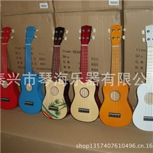 工厂直销/21寸彩色尤克里里/夏威夷小吉他/乐器批发（促销产品）