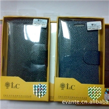 步步高X1手机皮套左右开侧翻X1荔枝纹IC商务保护套批发