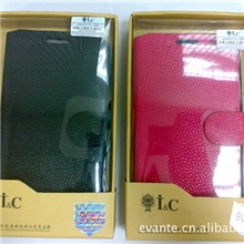 现货三星I9082IC荔枝纹皮套左右开手机壳I9080手机皮套批发