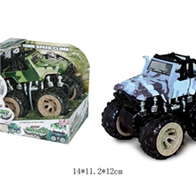 热销中玩具惯性玩具车迷彩四驱动惯性皮卡越野车厂家直销