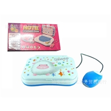 新款多功能卡通早教机/9款图案混装/中英文学习机带鼠标/环保