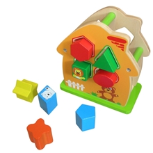 AcoolToy新品智力屋动物几何早教益智玩具儿童玩具批发